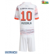 Bayern Munich Jamal Musiala #10 Bortedraktsett Barn 2025-26 Kortermet (+ Korte bukser)